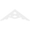 Ekena Millwork Pitch Robin Architectural Grade PVC Gable Pediment, 48"W x 18"H x 1"P (9/12) GPP048X018X100ROB - alternate 3
